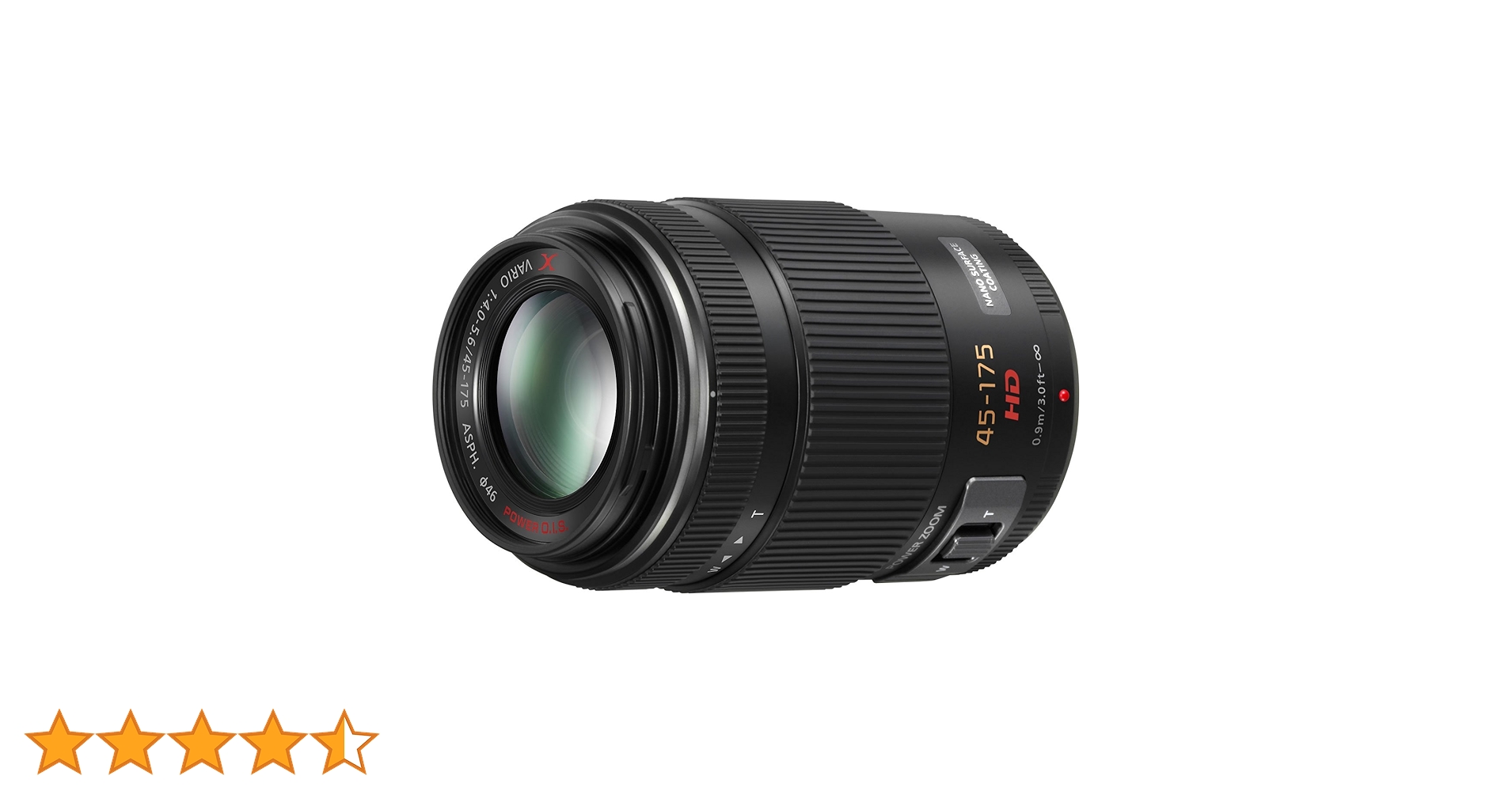 レンズ(ズーム) Panasonic LUMIX G X VARIO PZ 45-175 Lente Panasonic Lumix GX Vario PZ 45-175mm f/4-5.6 – Compacta